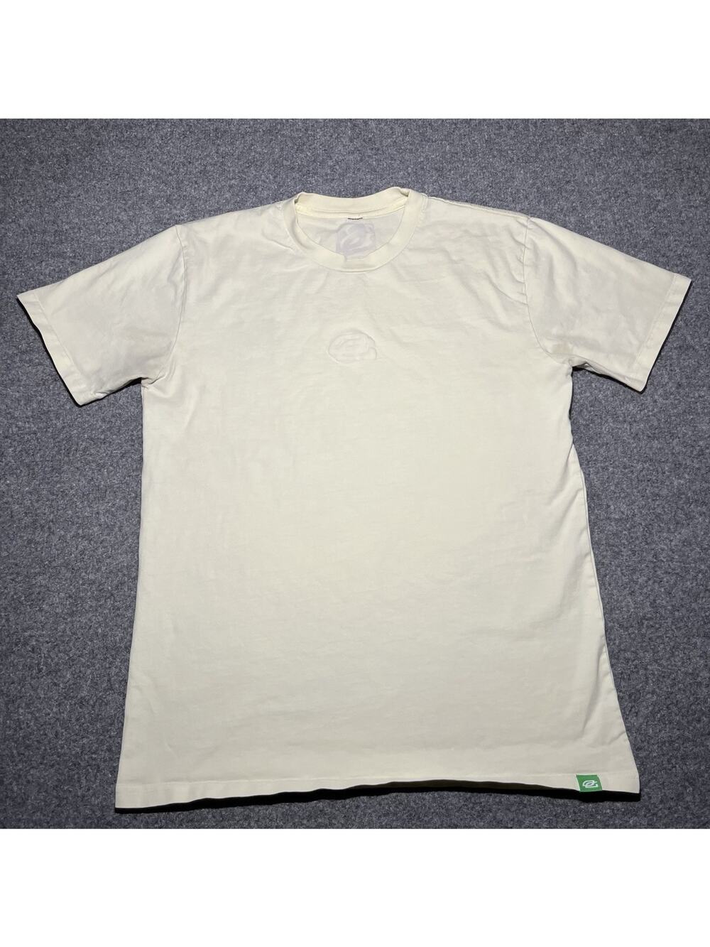 Optic Gaming T Shirt Mens Medium Ivory Crewneck Tee Game Short Sleeve Logo